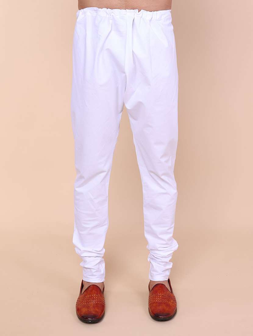 men solid mandarin neck kurta pyjama with jacket ethnic wear set - 22227989 -  Standard Image - 4