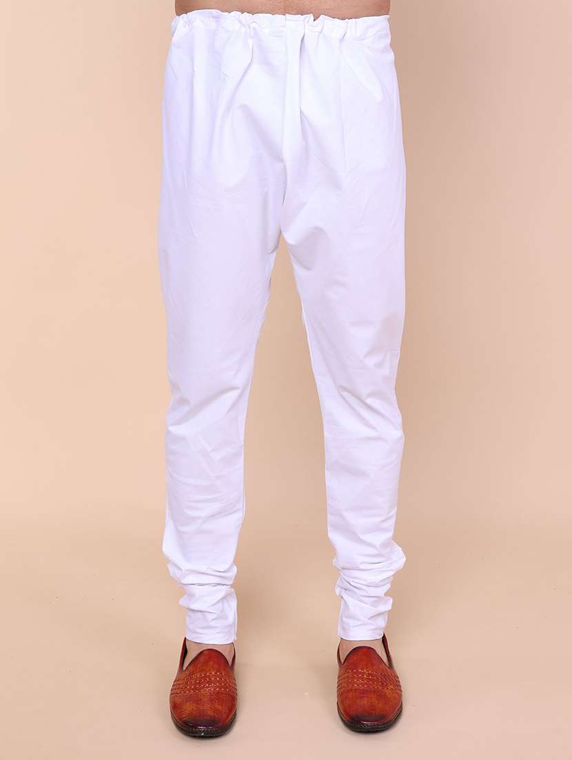 men solid mandarin neck kurta pyjama with jacket ethnic wear set - 22227990 -  Standard Image - 4