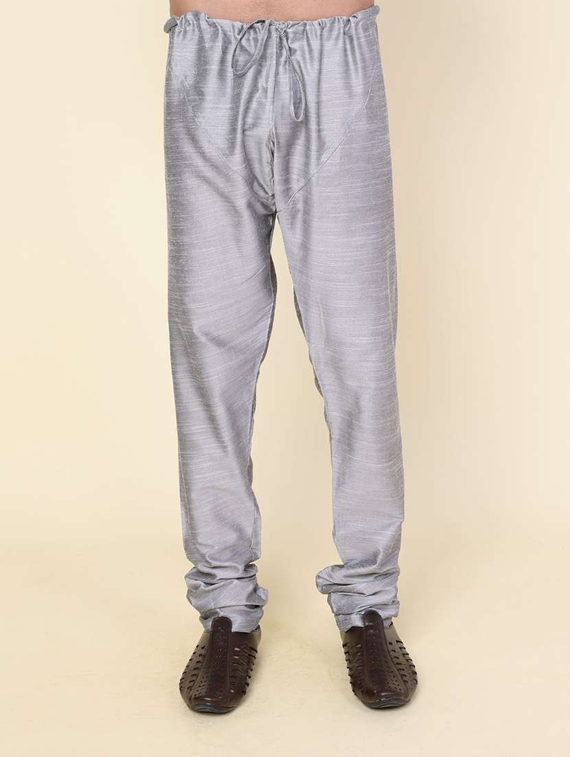 men self design long sleeve kurta churidar ethnic wear set - 22228022 -  Standard Image - 4