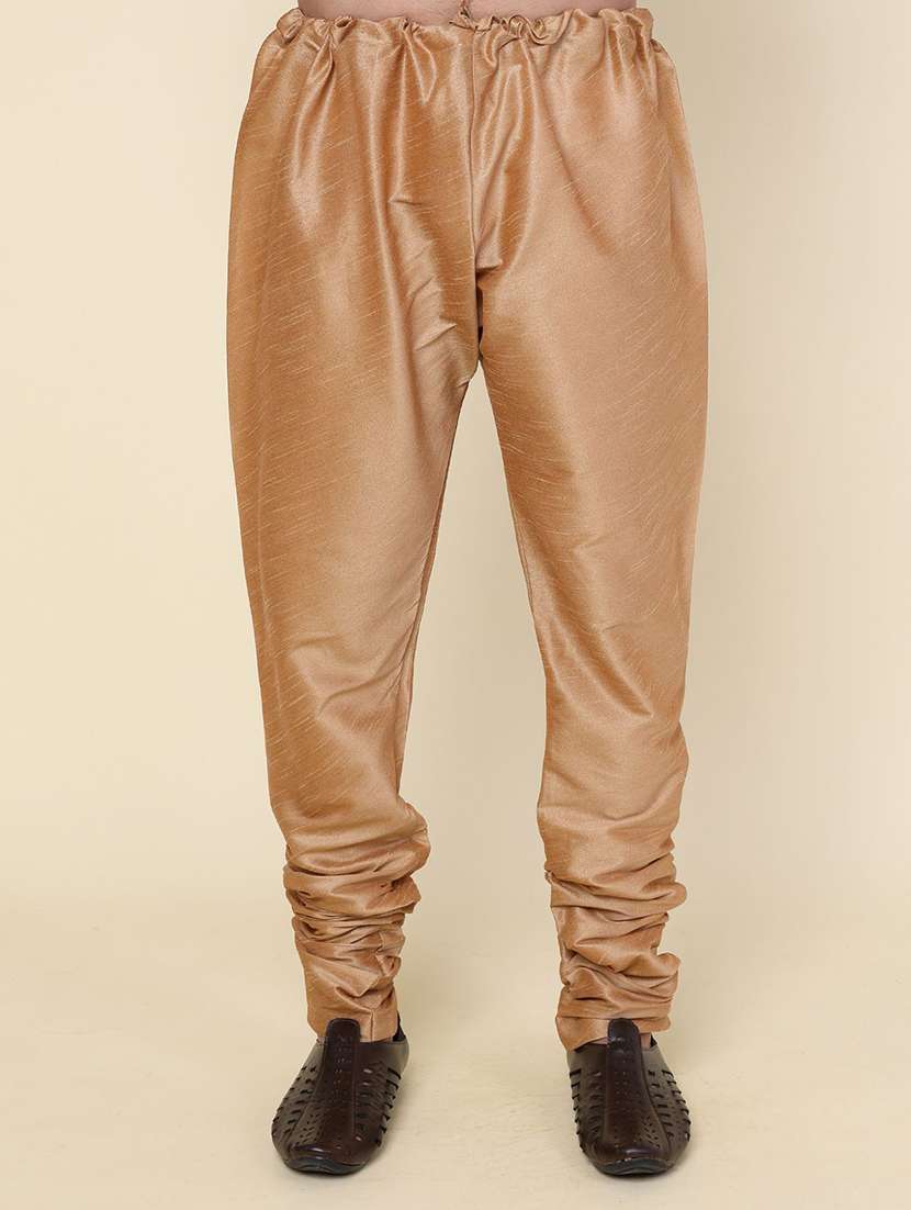 men solid long sleeve kurta churidar ethnic wear set - 22228025 -  Standard Image - 4