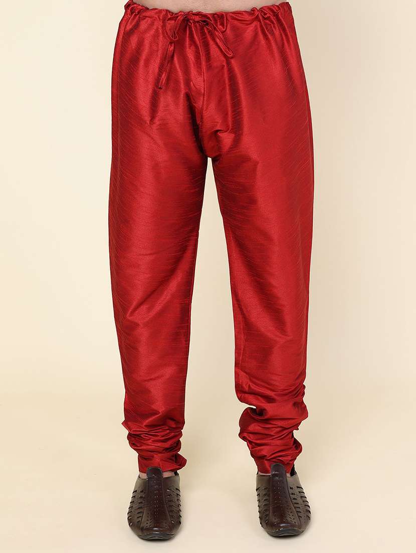 men solid mandarin neck kurta pyjama with jacket ethnic wear set - 22228029 -  Standard Image - 4