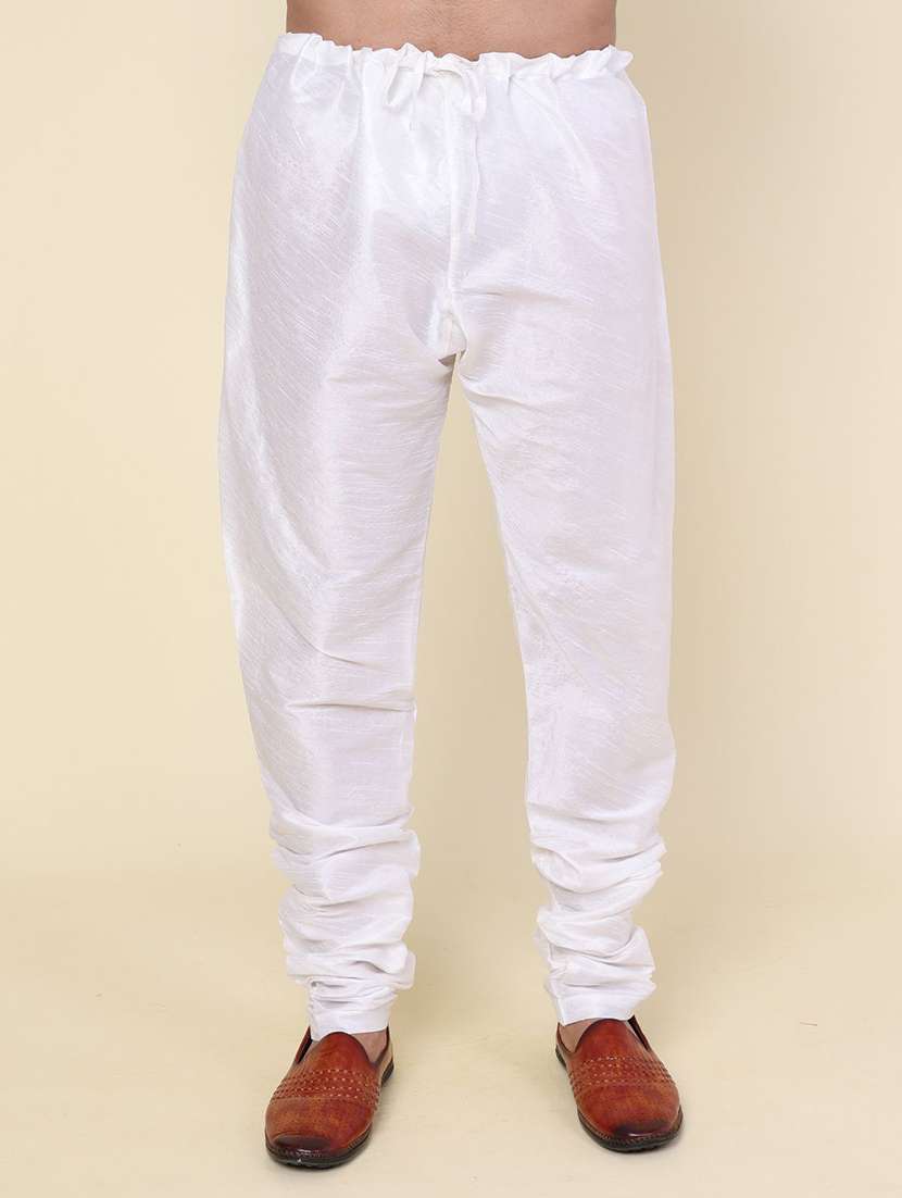 men solid mandarin neck kurta pyjama with jacket ethnic wear set - 22228034 -  Standard Image - 4