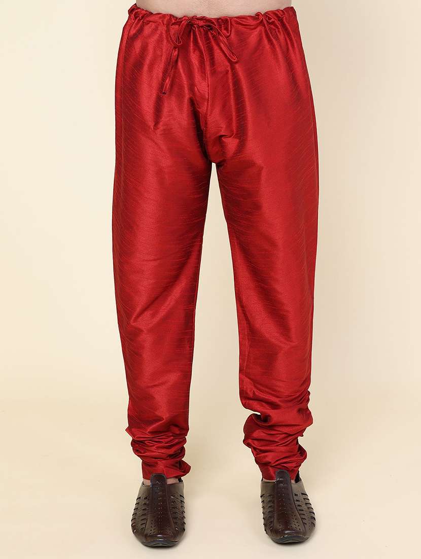 men solid mandarin neck kurta pyjama with jacket ethnic wear set - 22228036 -  Standard Image - 4