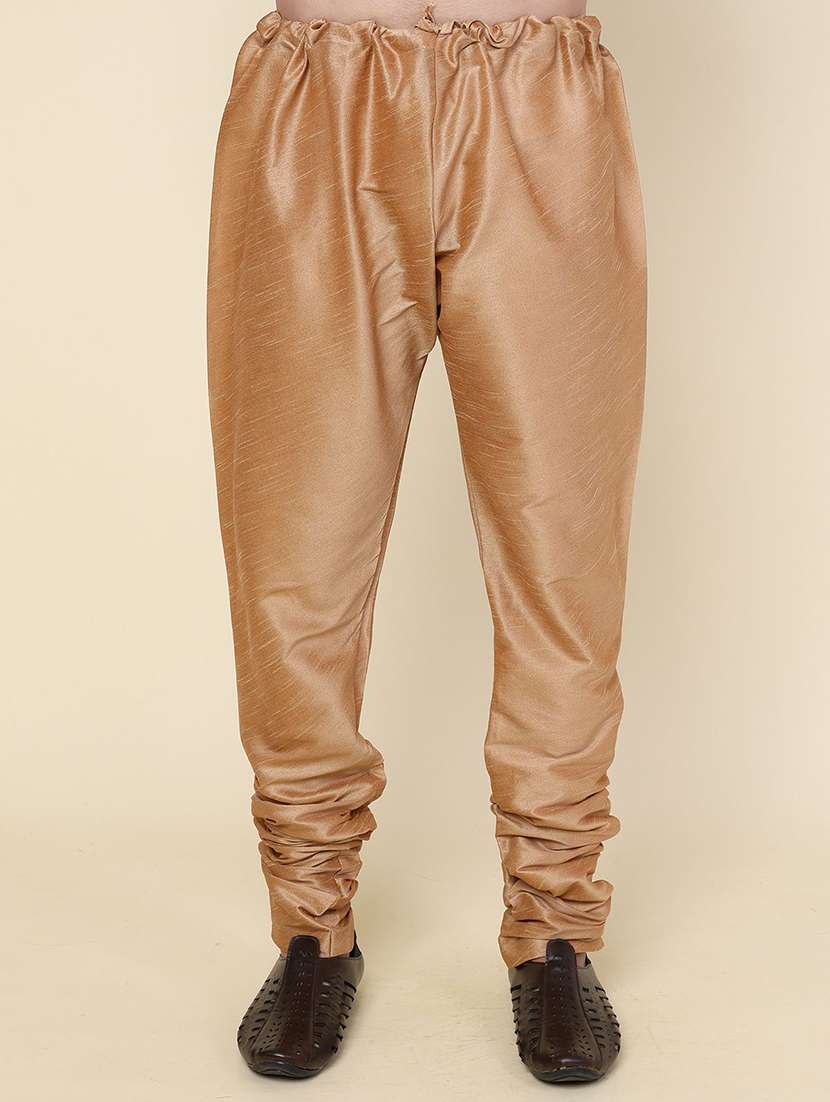 men solid long sleeve kurta churidar ethnic wear set - 22228041 -  Standard Image - 4