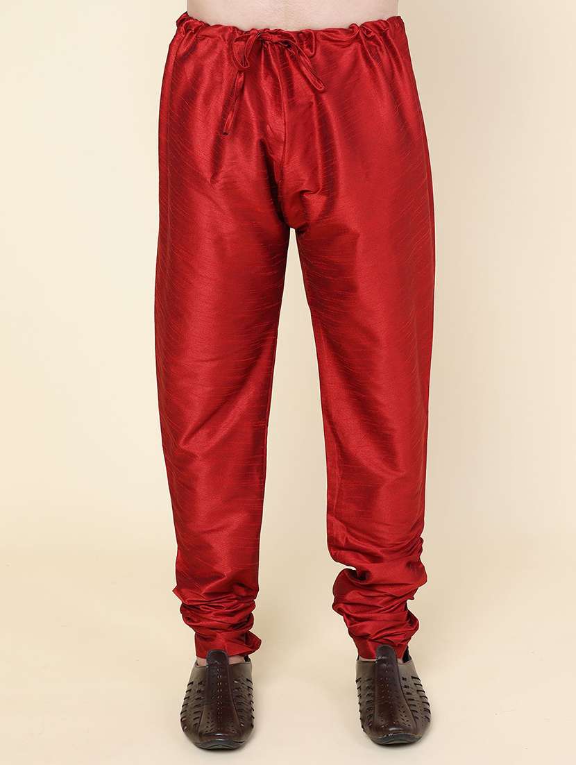 men solid mandarin neck kurta pyjama with jacket ethnic wear set - 22228046 -  Standard Image - 4