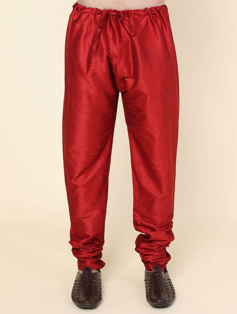 men solid mandarin neck kurta pyjama with jacket ethnic wear set - 22228059 -  Standard Image - 4