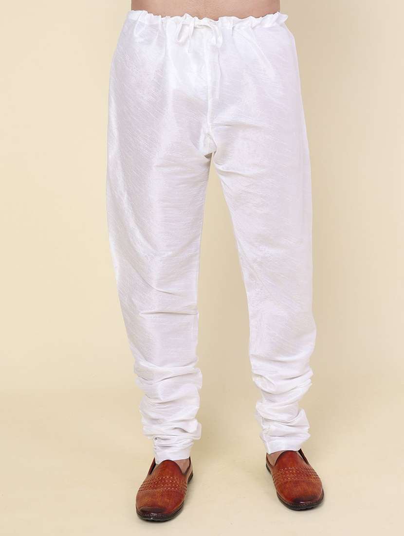 men solid long sleeve kurta churidar ethnic wear set - 22228067 -  Standard Image - 4