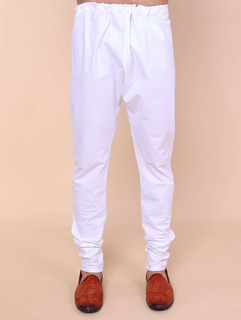 men solid mandarin neck kurta pyjama ethnic wear set - 22228071 -  Standard Image - 4