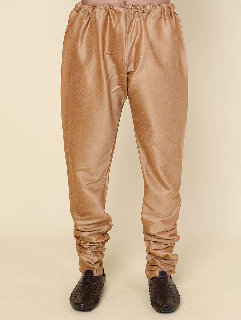 men solid mandarin neckkurta pyjama with jacket ethnic wear set - 22228080 -  Standard Image - 4