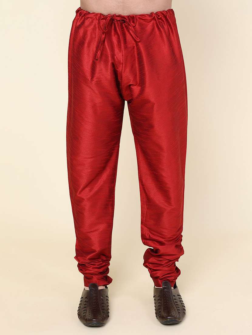 men solid mandarin neck kurta pyjama with jacket ethnic wear set - 22228081 -  Standard Image - 4