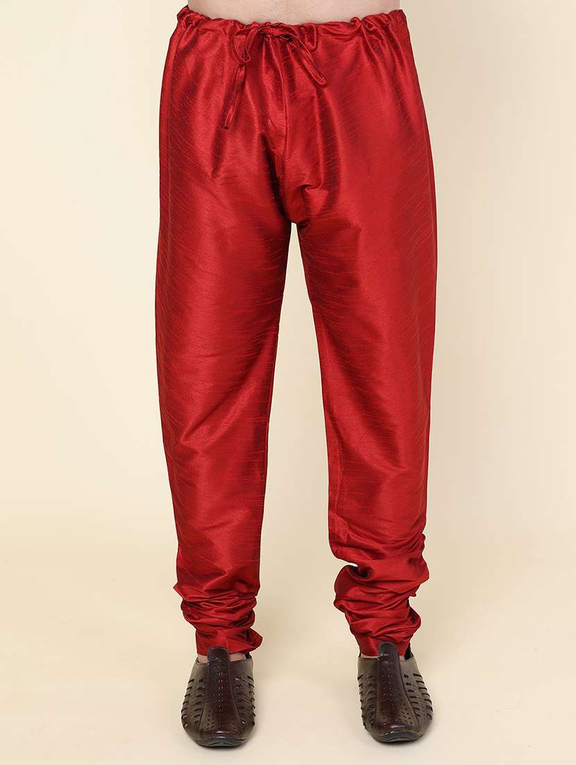 men solid mandarin neck kurta pyjama with jacket ethnic wear set - 22228086 -  Standard Image - 4