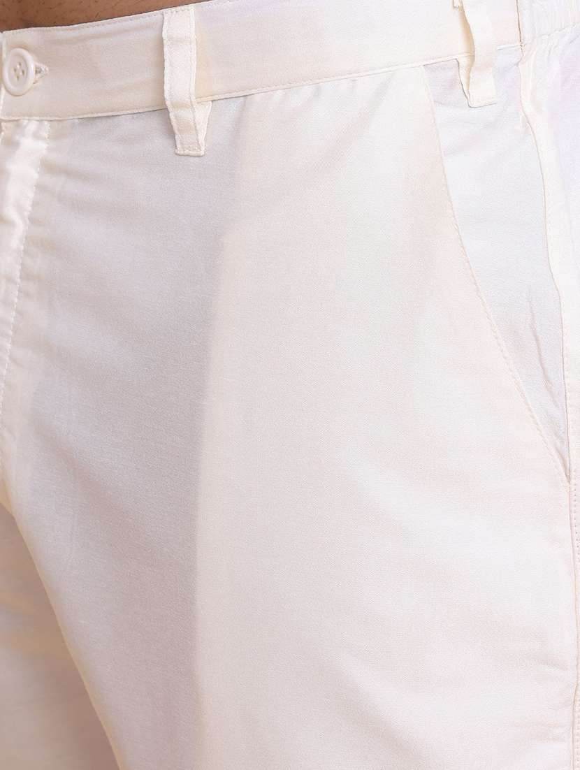 men solid mid rise ethnic pyjama  - 22228109 -  Standard Image - 4