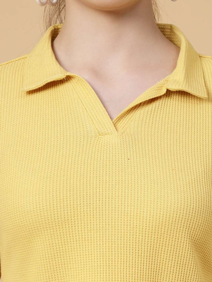 women solid top and trouser co-ord set - 22228178 -  Standard Image - 4