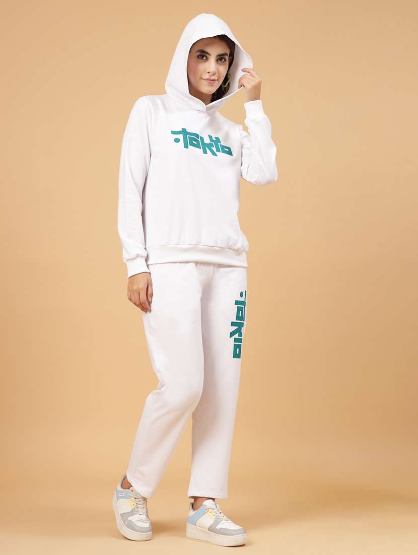 women printed sweatshirt and trouser co-ord set - 22228192 -  Standard Image - 1