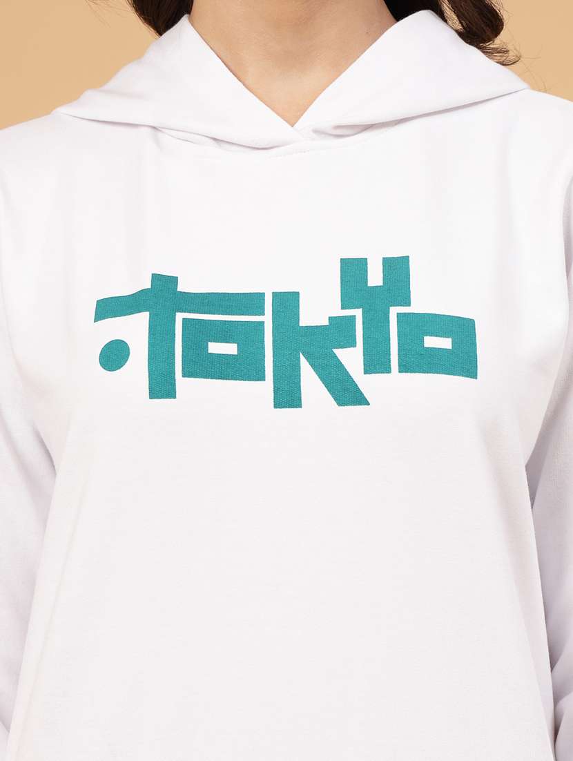 women printed sweatshirt and trouser co-ord set - 22228192 -  Standard Image - 4