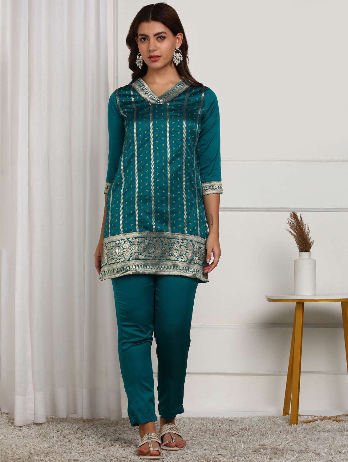 women self designed kurta pant with dupatta set - 22228270 -  Standard Image - 1