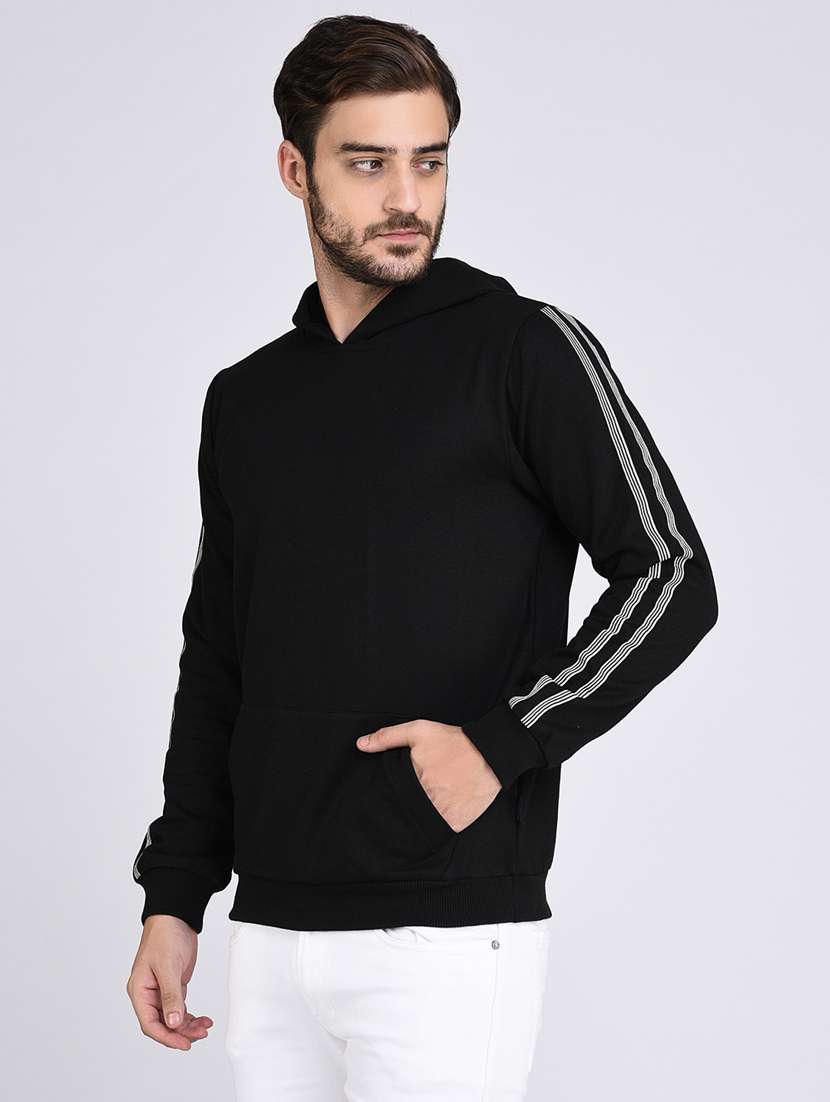 men taped long sleeve regular fit sweatshirt - 22228593 -  Standard Image - 1