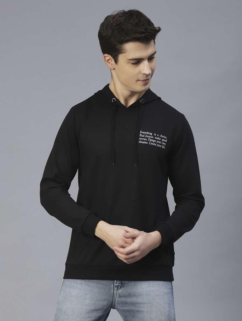 men placement print long sleeve regular fit sweatshirt - 22228609 -  Standard Image - 1