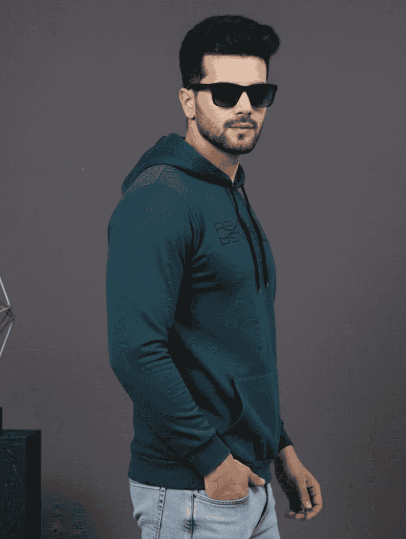 men chest print long sleeve regular fit sweatshirt - 22228610 -  Standard Image - 1