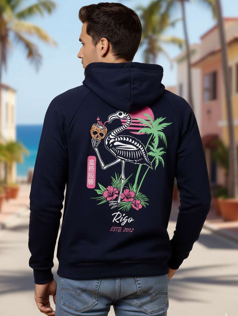 men back print long sleeve regular fit sweatshirt