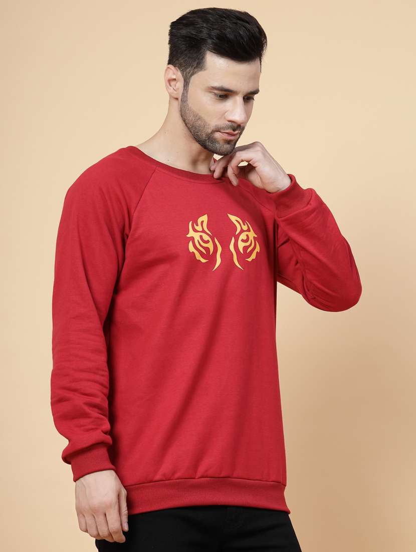 men front & back print long sleeve regular fit sweatshirt - 22228623 -  Standard Image - 1