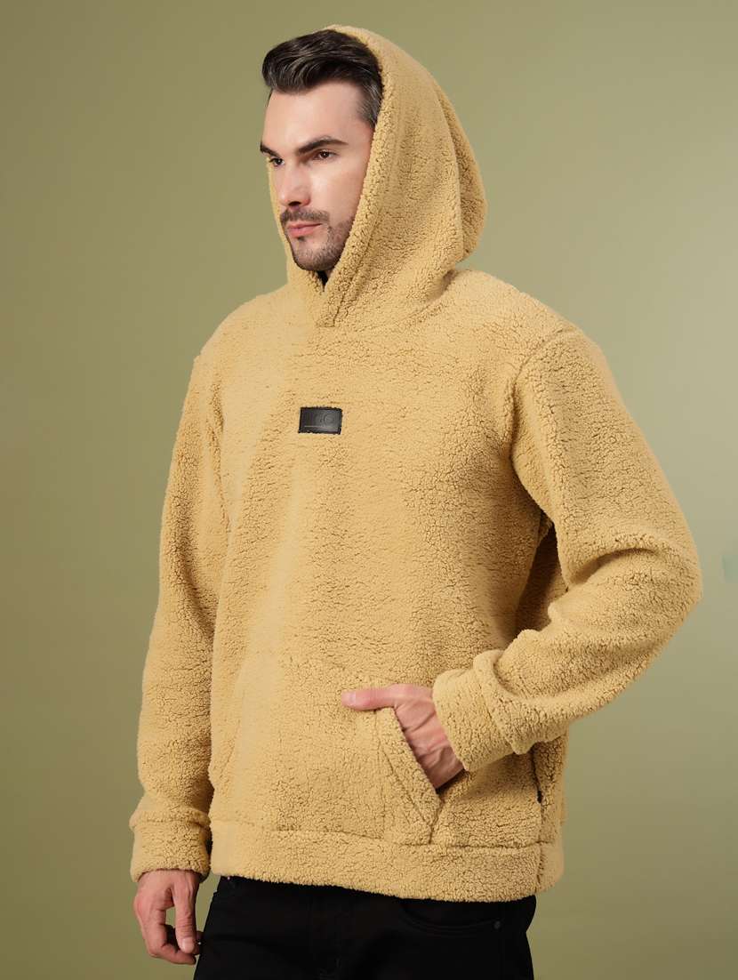 men solid long sleeve oversized sweatshirt - 22228637 -  Standard Image - 1