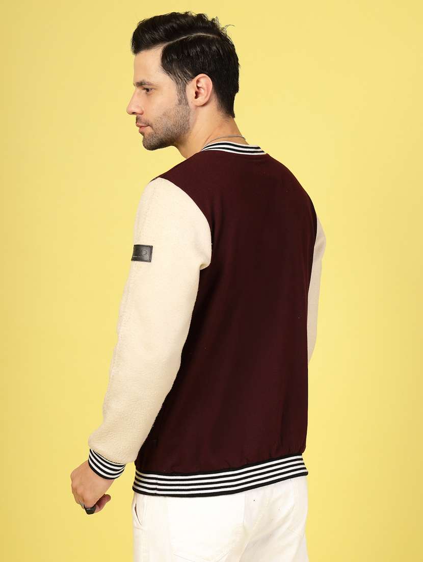 men color block long sleeve regular fit sweatshirt - 22228646 -  Standard Image - 1