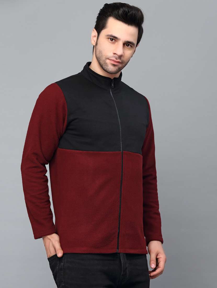 men color block long sleeve regular fit sweatshirt - 22228650 -  Standard Image - 1