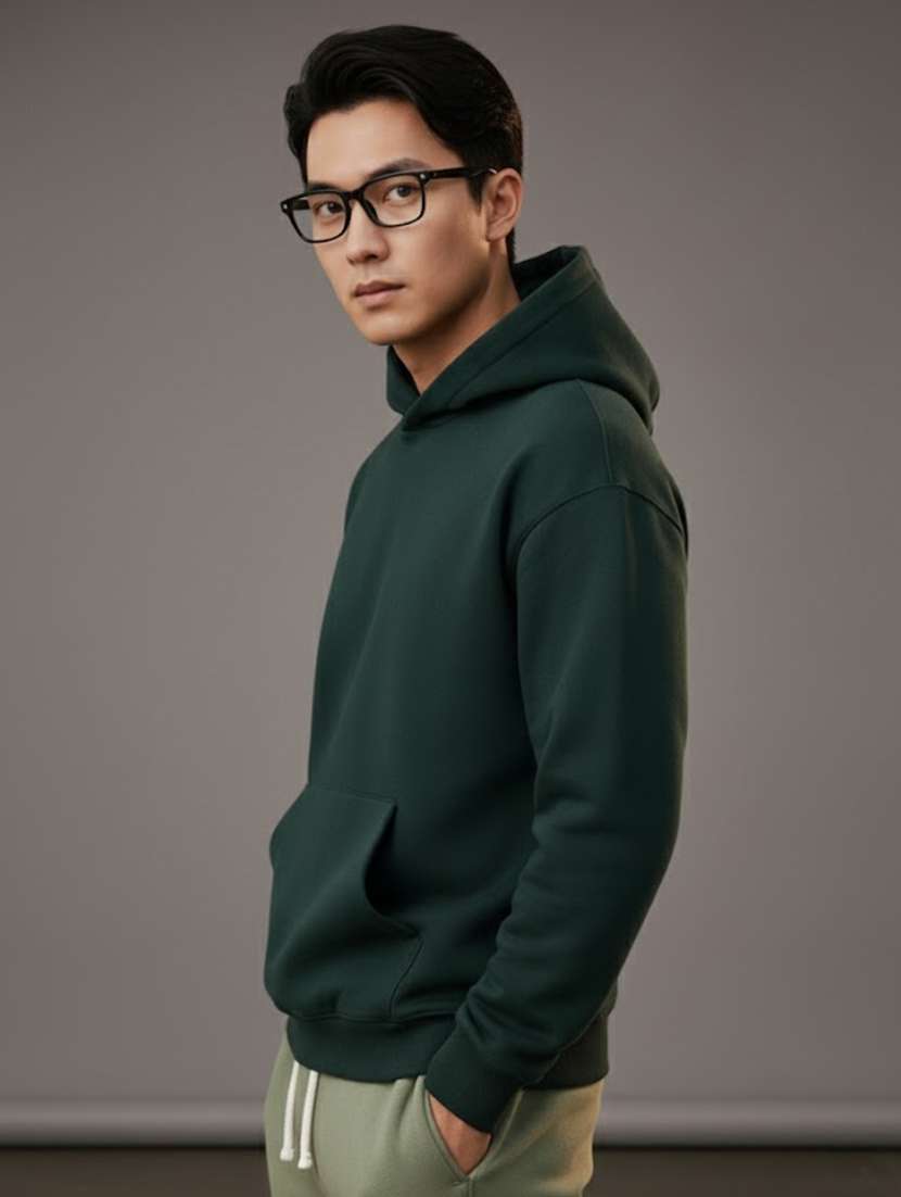 men solid long sleeve regular fit sweatshirt - 22228661 -  Standard Image - 1