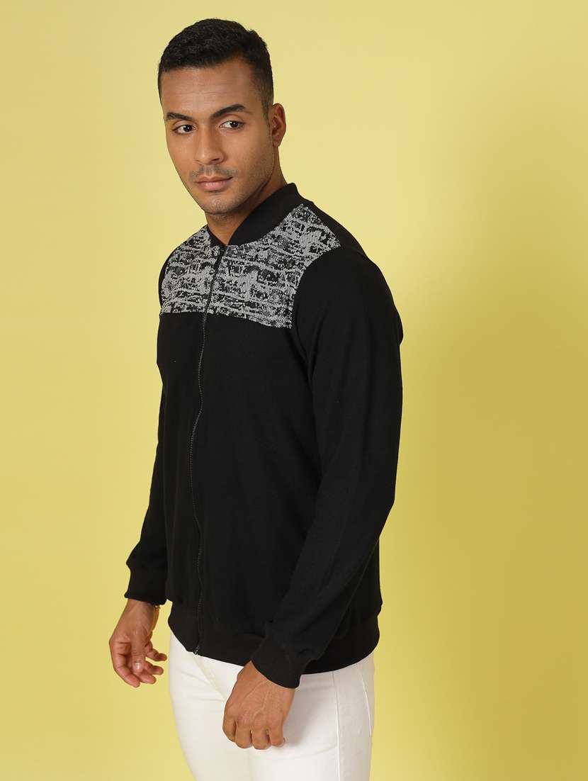 men chest print long sleeve regular fit sweatshirt - 22228671 -  Standard Image - 1