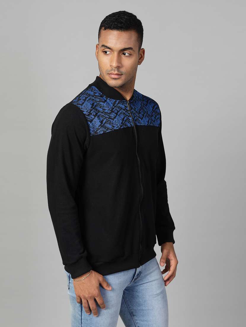 men chest print long sleeve regular fit sweatshirt - 22228672 -  Standard Image - 1