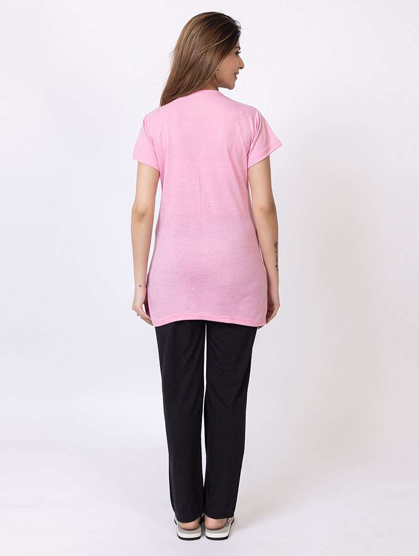 women printed nightwear pyjama set - 22228692 -  Standard Image - 4