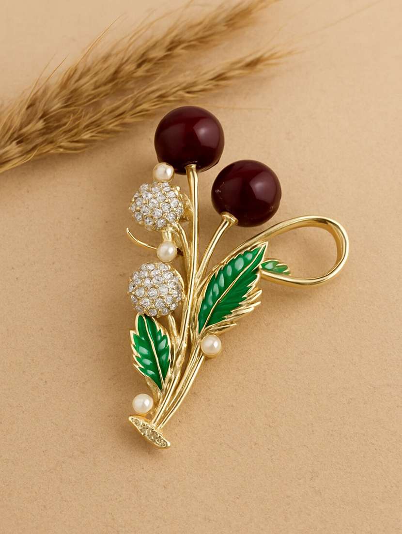 women cherry blossom crystal hair claw clip - 22228772 -  Standard Image - 1