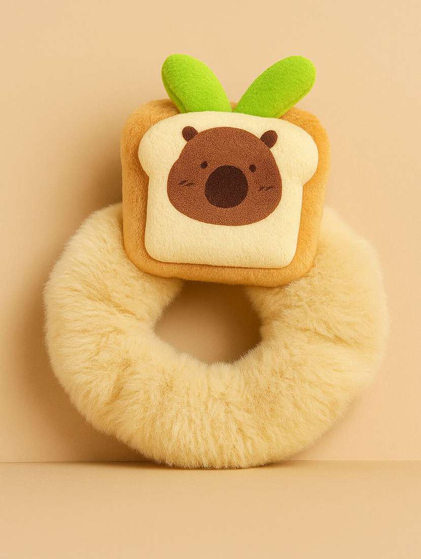 women cute bread bear scrunchie - 22228774 -  Standard Image - 1