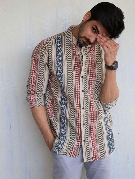 multi colored cotton casual shirt - 22228810 -  Standard Image - 1