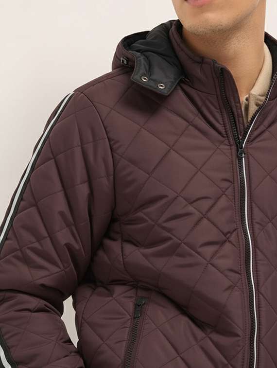 men solid long sleeve puffer jacket - 22228854 -  Standard Image - 4