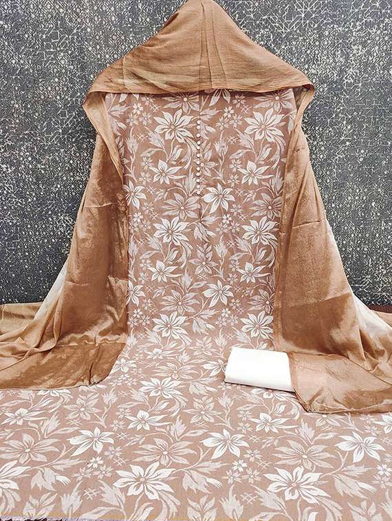 women floral printed unstitched suit set - 22228923 -  Standard Image - 1