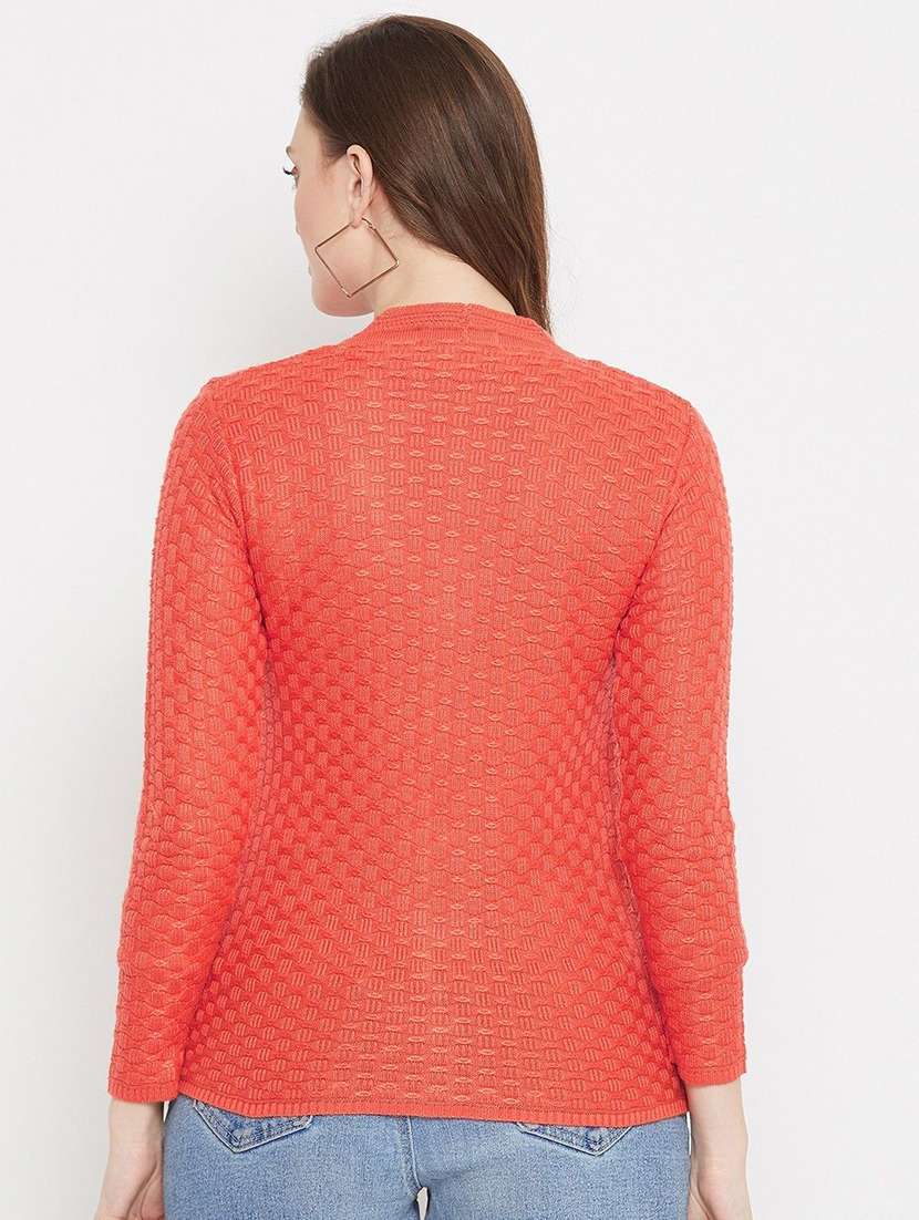 women self designed long sleeve cardigan - 22229064 -  Standard Image - 1