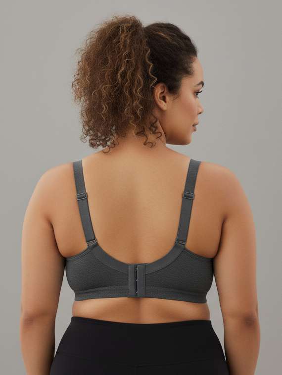 women plus size solid non padded minimizer bra - 22229788 -  Standard Image - 4