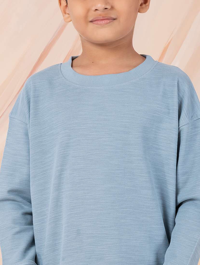 boys solid long sleeve sweatshirt - 22229811 -  Standard Image - 4