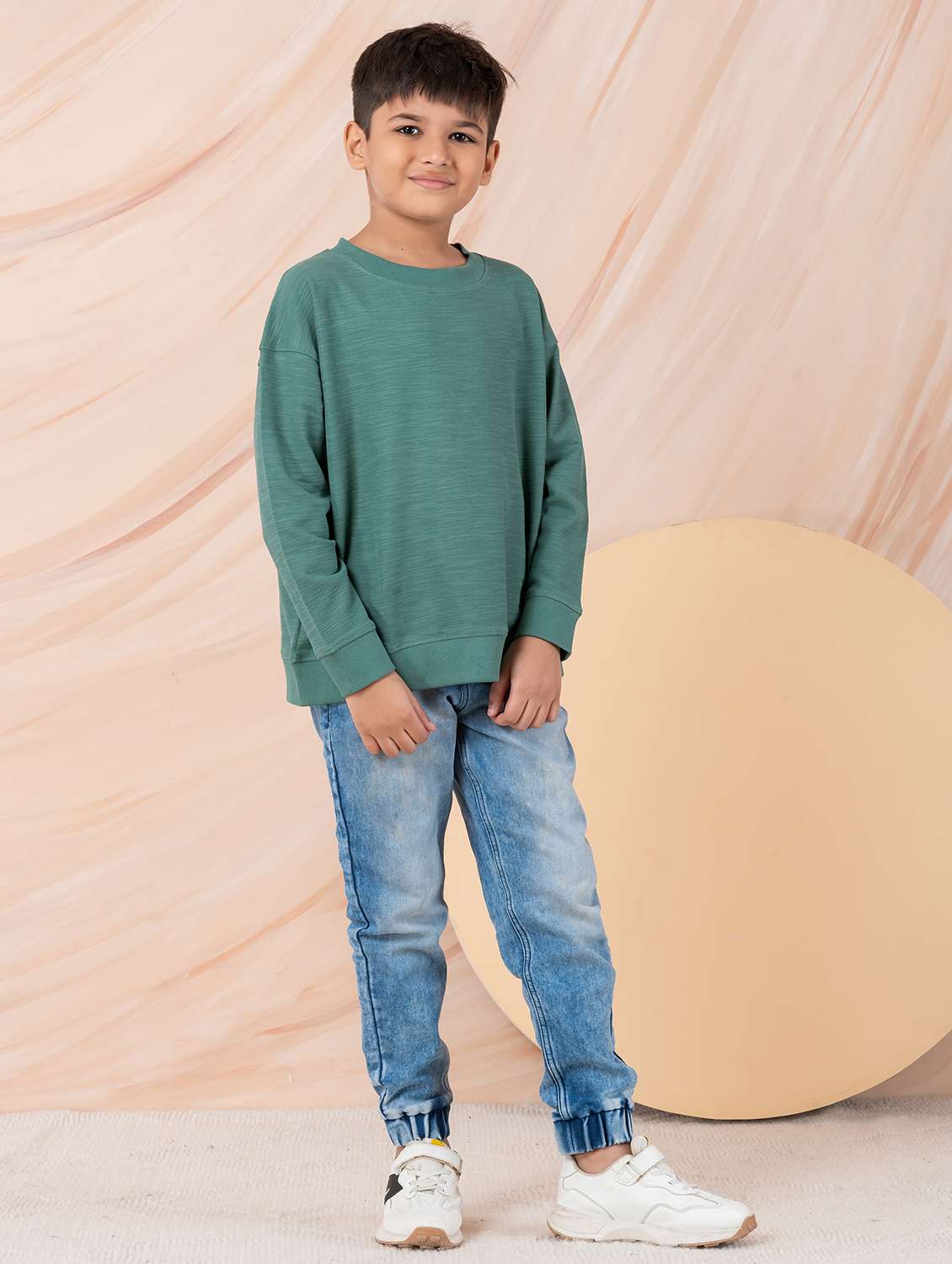 boy solid long sleeve sweatshirt - 22229814 -  Standard Image - 6
