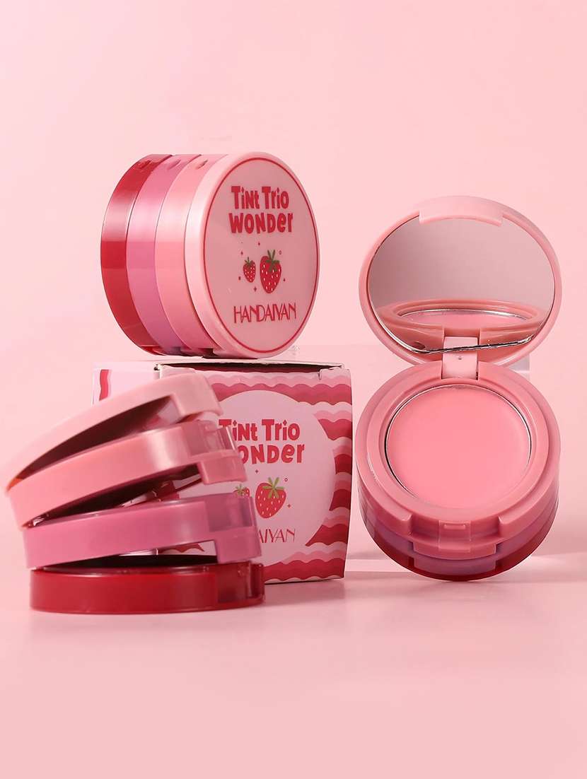 handaiyan 3in1 color tint trio wonder for lip cheek and eye makeup 