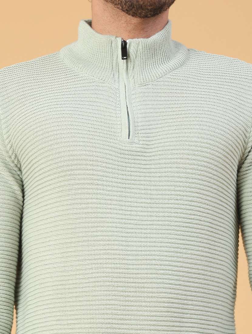 men self design long sleeve regular fit pullover  - 22230038 -  Standard Image - 4