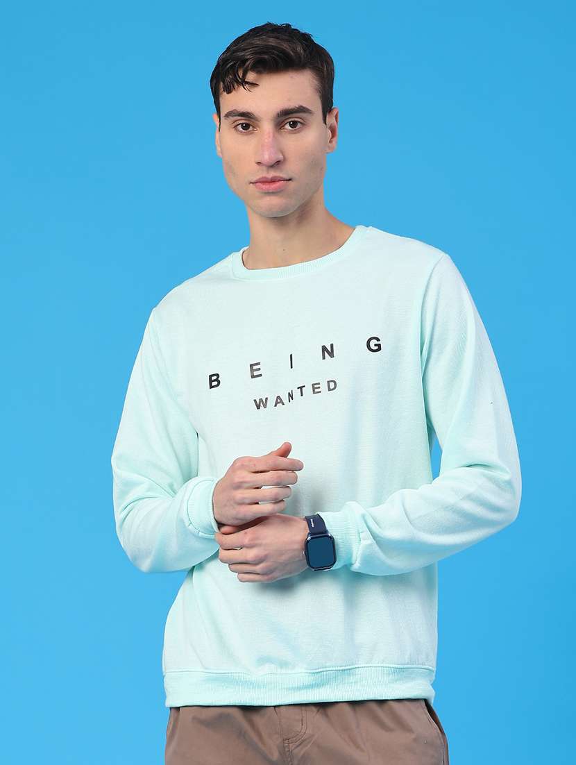 men printed long sleeve sweatshirt - 22230150 -  Standard Image - 1