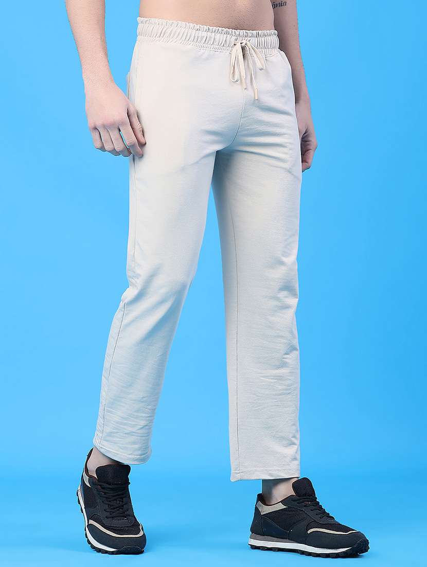men solid mid rise ankle length track pant - 22230160 -  Standard Image - 1