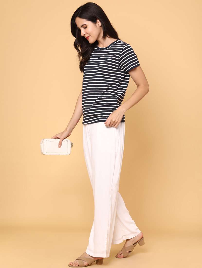 women striped short sleeve t-shirt - 22230289 -  Standard Image - 4