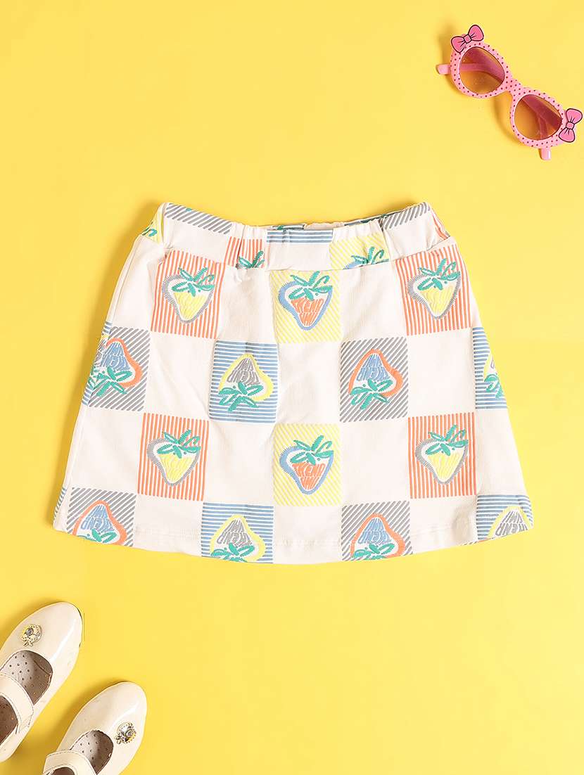 girls printed short sleeve t-shirt & shorts set - 22230435 -  Standard Image - 4