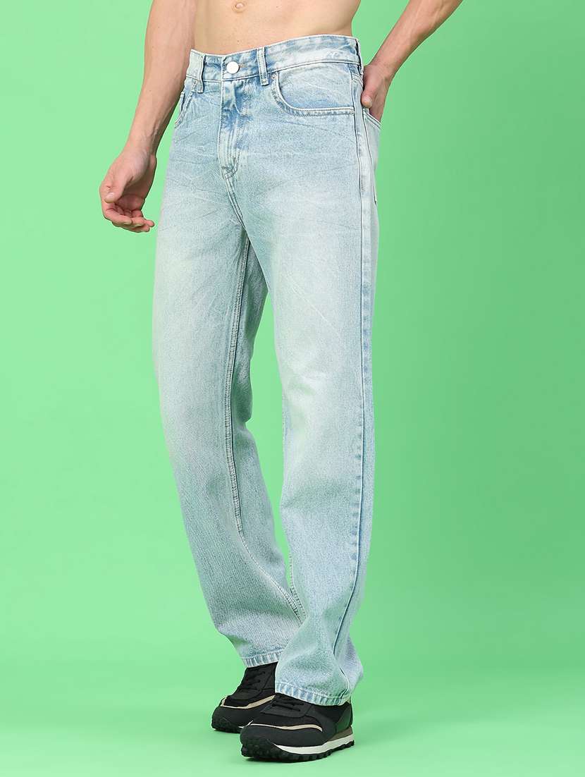 men washed mid rise full length jeans - 22230477 -  Standard Image - 1