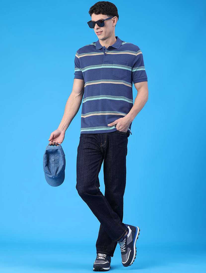 men plain mid rise full length jeans - 22230478 -  Standard Image - 4