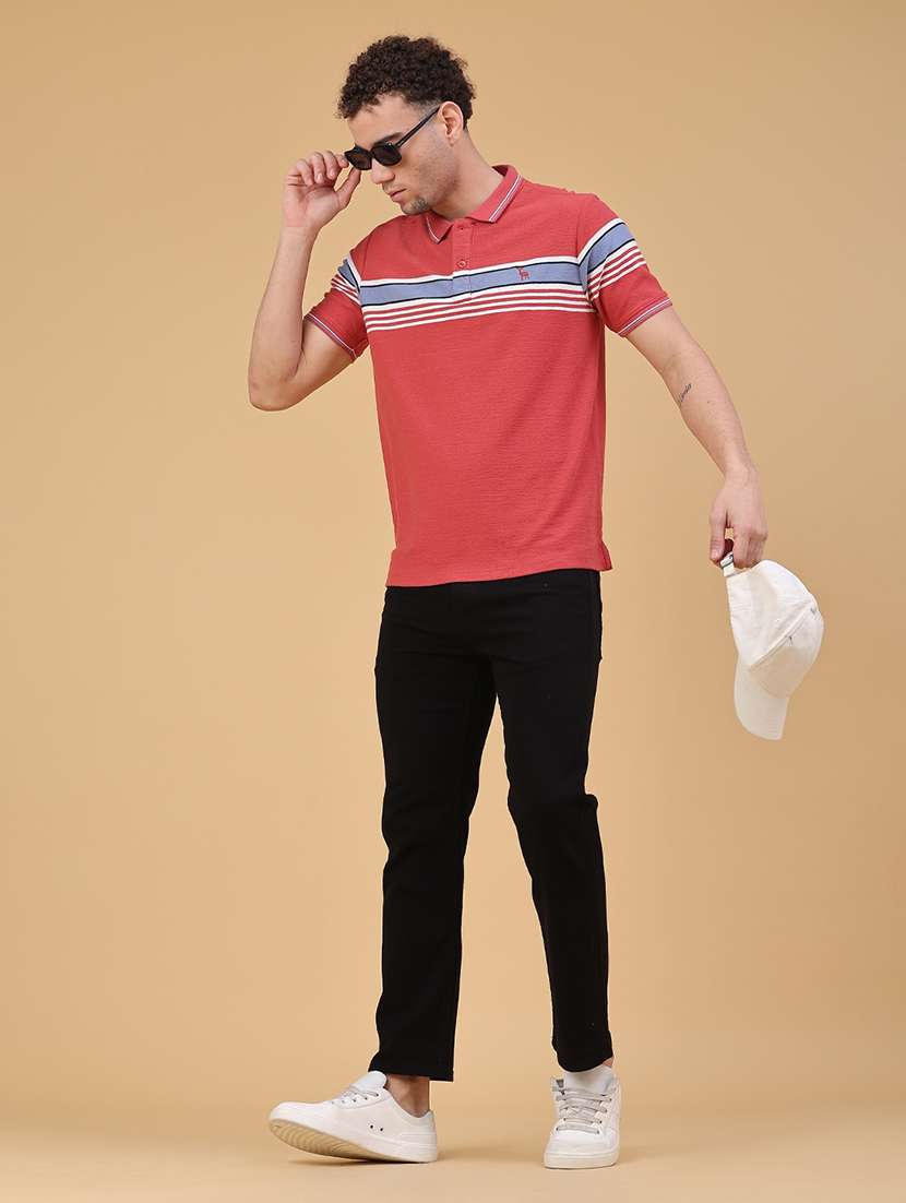 men plain mid rise full length jeans - 22230489 -  Standard Image - 4
